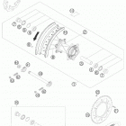 450 SMR CHASSIS Заднее колесо