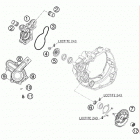 450 SMR ENGINE Водяной насос