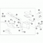 85 XC USA CHASSIS Главный цилиндр тормозной