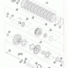 1190 RC8 USA ENGINE Сцепление