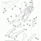 690 ENDURO USA CHASSIS Бак,сидение