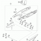 690 SUPERMOTO BLACK USA CHASSIS Бугель