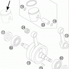 50 SX Коленвал и поршень