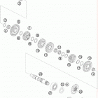 950 SUPER ENDURO R US ENGINE Трансмиссия 2-контрпривод