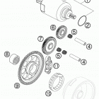 250 XC-F USA ENGINE Электрический стартер