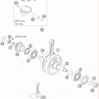 250 SX-F Коленвал и поршень