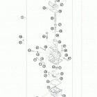 250 XC-WE ENGINE Карбюратор