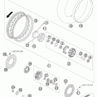 690 SMC USA CHASSIS Заднее колесо