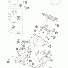 690 DUKE WHITE USA CHASSIS Панель инструментов