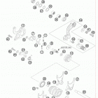 200 XC USA ENGINE Механизм переключения
