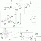 690 ENDURO USA CHASSIS Тормозной цилиндр задний