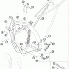 250 XCF-W USA CHASSIS Рама