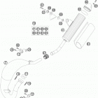 85 SX 19/16 CHASSIS Глушитель