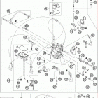 250 XC-F USA ENGINE Карбюратор
