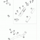 450 EXC-R USA CHASSIS Глушитель