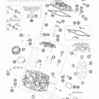 1190 RC8 USA ENGINE Головка цилиндра задняя