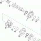 250 SX-F Трансмиссия 1