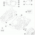 200 XC USA ENGINE Картер двигателя