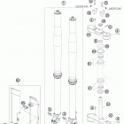 505 SX-F Передняя вилка