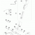 990 ADVENTURE ORANGE ABS USA CHASSIS Тормозной цилиндр задний