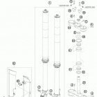 125 SX Передняя вилка