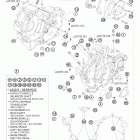 990 SUPERDUKE USA ENGINE Картер двигателя