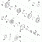1190 RC8 USA ENGINE Трансмиссия 2-контрпривод