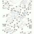 990 ADVENTURE ORANGE ABS USA CHASSIS Бак,сидение
