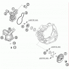 505 SX-F Водяной насос