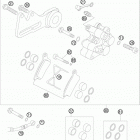 85 XC USA CHASSIS Тормозной суппорт задний