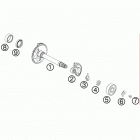 450 EXC-R USA ENGINE Балансирный вал