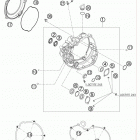 505 SX-F Кожух сцепления