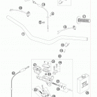 250 XC-W USA CHASSIS Руль