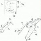 450 SMR CHASSIS Обтекатель , крылья