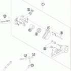505 SX-F Тормозной суппорт задний