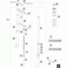 50 SX JUNIOR USA Передняя вилка