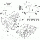300 EXC-E EU-US ENGINE Картер двигателя