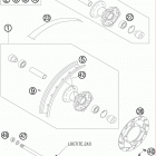 50 SX Переднее колесо