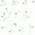 990 ADVENTURE ORANGE ABS USA CHASSIS Специальный инструмент