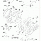 85 SX ENGINE Картер двигателя