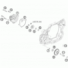 450 EXC-R USA ENGINE Водяной насос