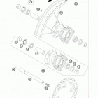 85 SX 19/16 CHASSIS Переднее колесо