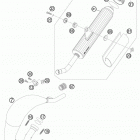 85 XC USA CHASSIS Глушитель