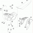 450 SMR CHASSIS Бак,сидение