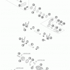 505 XC-F USA ENGINE Механизм переключения