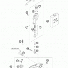 505 SX-F Тормозной цилиндр задний
