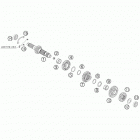 450 SMR ENGINE Трансмиссия-ведомый вал