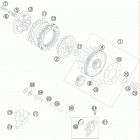 85 SX ENGINE Сцепление