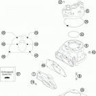 200 XC USA ENGINE Цилиндр,головка цилиндров