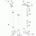 1190 RC 8 ORANGE 08 / PS 09 CHASSIS Передняя вилка